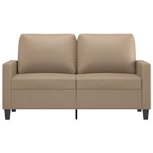 2místná pohovka cappuccino 120 cm umělá kůže - obrázek 3