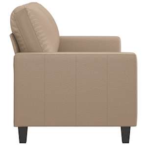 2místná pohovka cappuccino 120 cm umělá kůže - obrázek 4