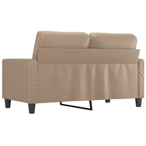 2místná pohovka cappuccino 120 cm umělá kůže - obrázek 5