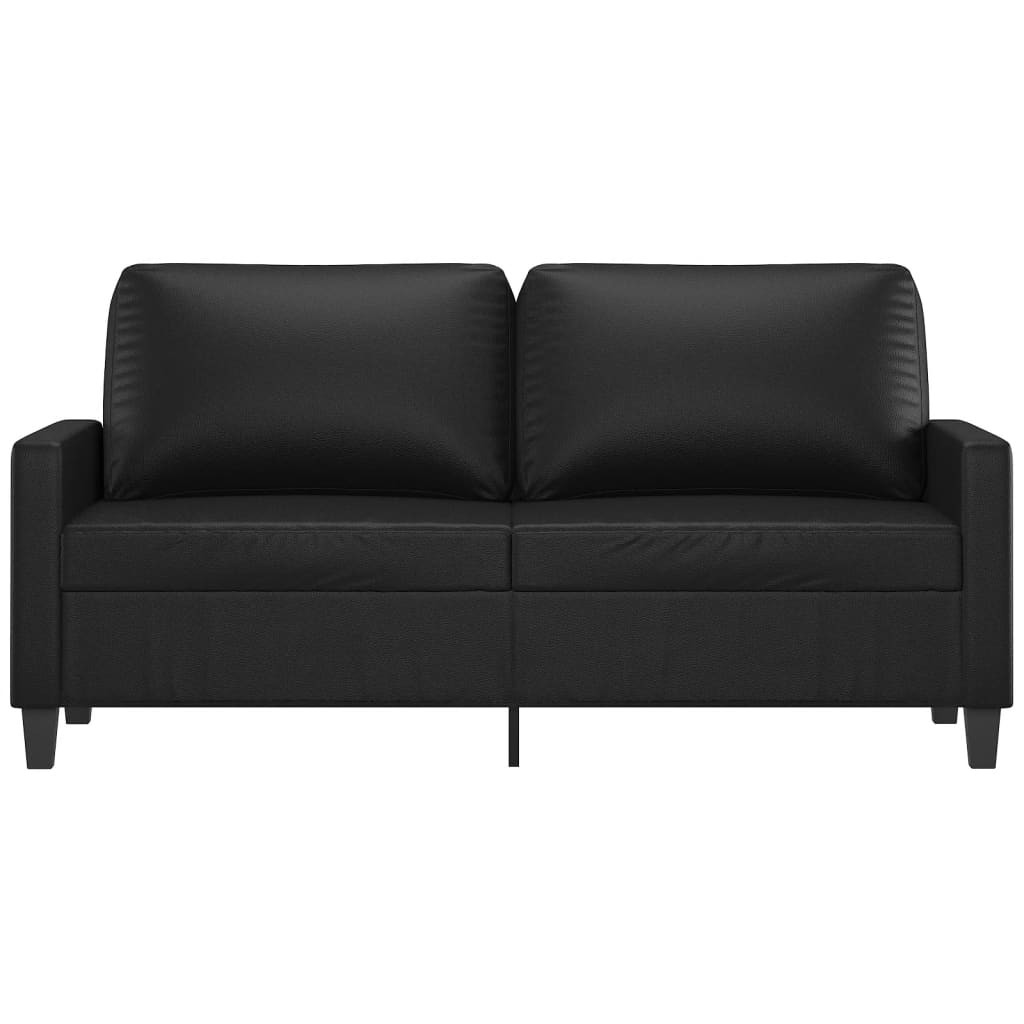Thumbnail - vidaXL 2-Sitzer-Sofa Schwarz 140 cm Kunstleder