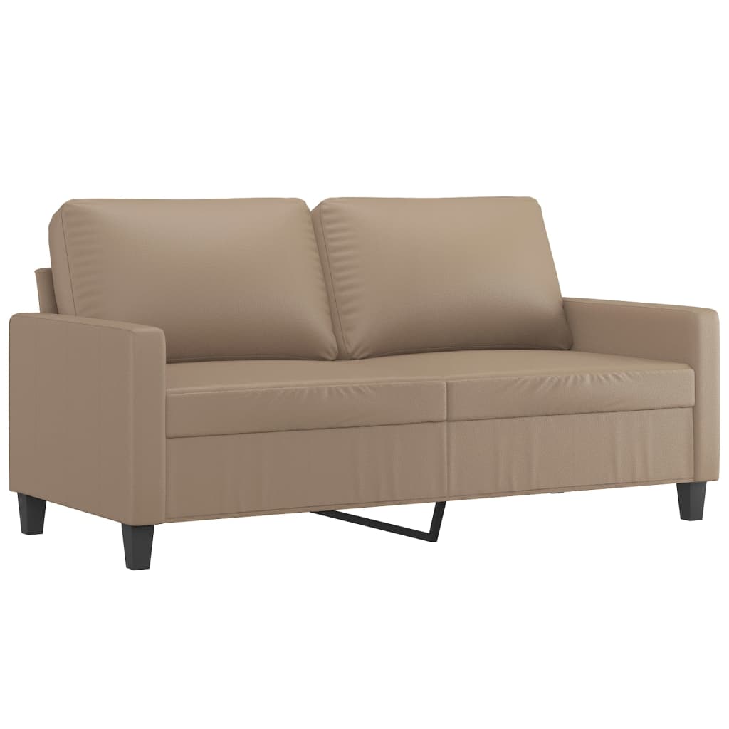 Thumbnail - vidaXL 2-Sitzer-Sofa Cappuccino-Braun 140 cm Kunstleder