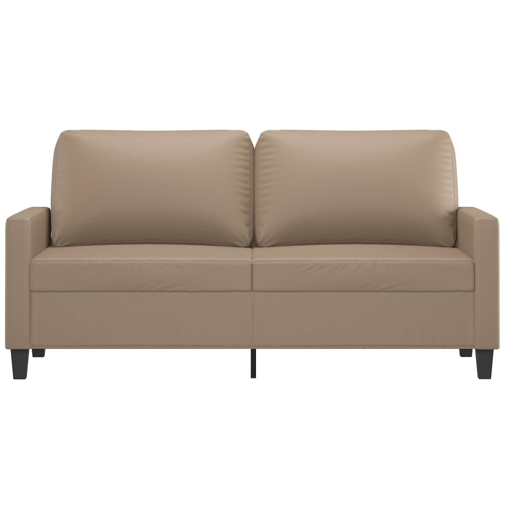 Thumbnail - vidaXL 2-Sitzer-Sofa Cappuccino-Braun 140 cm Kunstleder