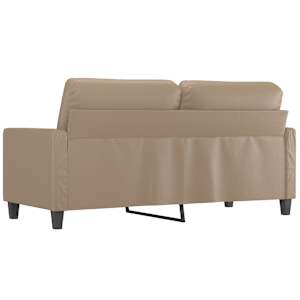 2místná pohovka cappuccino 140 cm umělá kůže - obrázek 5