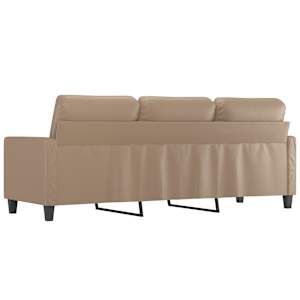 3místná pohovka cappuccino 180 cm umělá kůže - obrázek 5