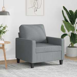 Fotelj svetlo siv 60 cm blago