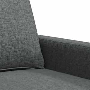 Křeslo tmavě šedé 60 cm textil - obrázek 7