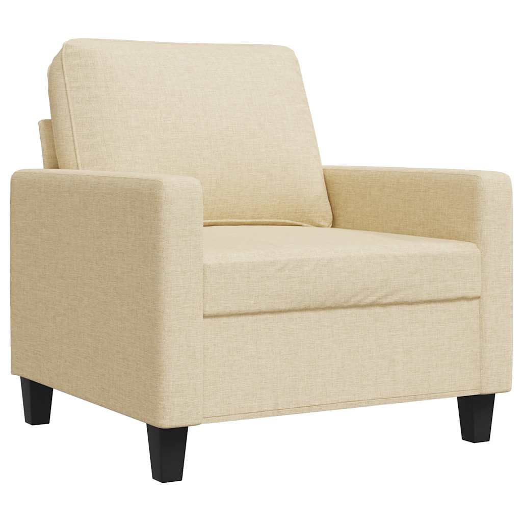 Thumbnail - vidaXL Sessel Creme 60 cm Stoff
