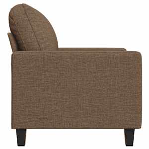 Křeslo hnědé 60 cm textil - obrázek 5