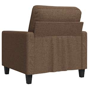 Křeslo hnědé 60 cm textil - obrázek 6