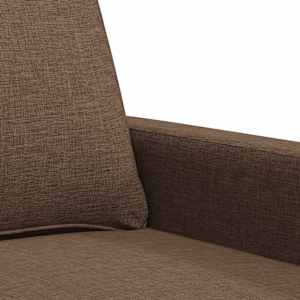 Křeslo hnědé 60 cm textil - obrázek 7