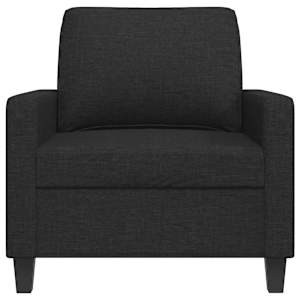 Křeslo černé 60 cm textil - obrázek 4