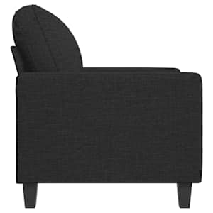 Křeslo černé 60 cm textil - obrázek 5