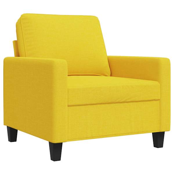 vidaXL tugitool, helekollane, 60 cm, kangas