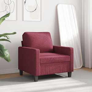 Křeslo vínové 60 cm textil - obrázek 3