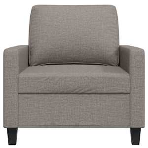 Křeslo taupe 60 cm textil - obrázek 4