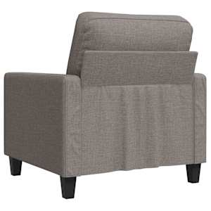 Křeslo taupe 60 cm textil - obrázek 6