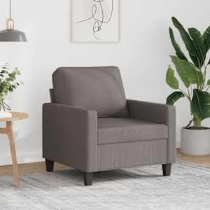 Křeslo taupe 60 cm textil - obrázek 1