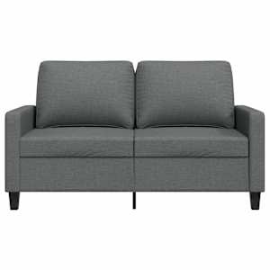 2místná pohovka tmavě šedá 120 cm textil - obrázek 4