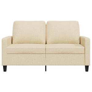 2místná pohovka krémová 120 cm textil - obrázek 4