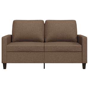 2místná pohovka hnědá 120 cm textil - obrázek 4