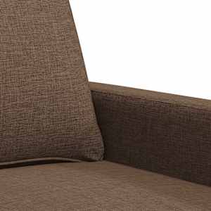 2místná pohovka hnědá 120 cm textil - obrázek 7