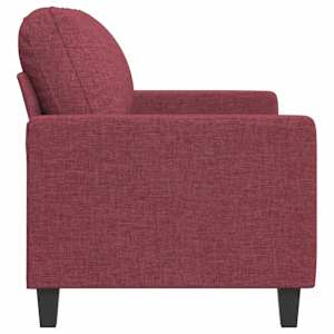 2místná pohovka vínová 120 cm textil - obrázek 5