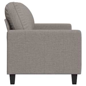 2místná pohovka taupe 120 cm textil - obrázek 5