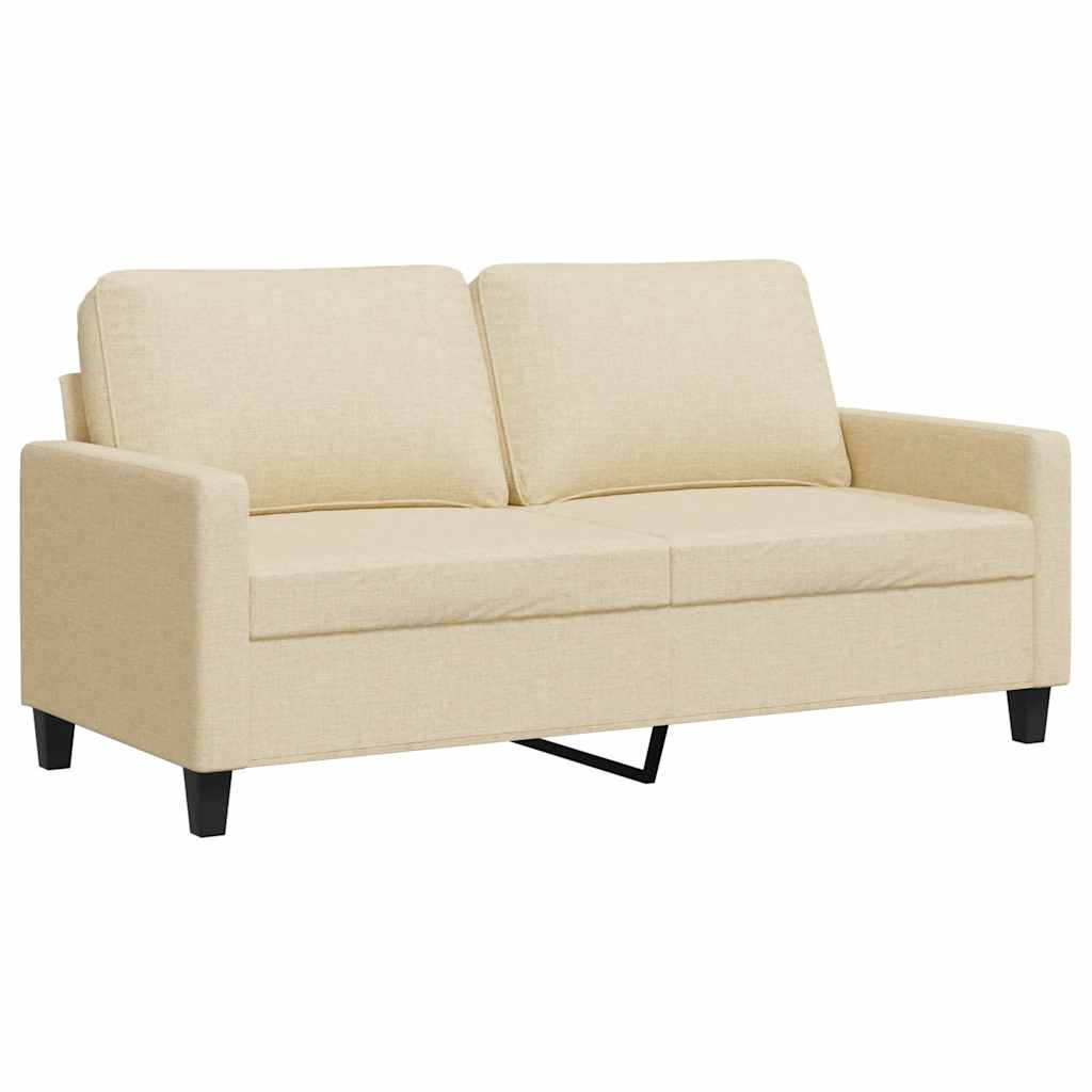 Thumbnail - vidaXL 2-Sitzer-Sofa Creme 140 cm Stoff