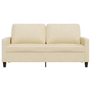 2místná pohovka krémová 140 cm textil - obrázek 4