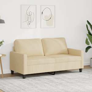 Kavč dvosed krem 140 cm blago