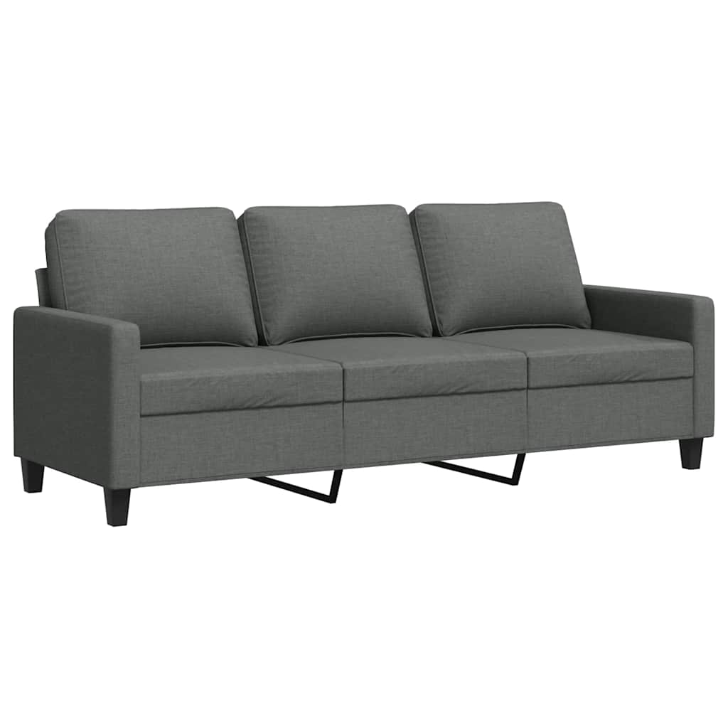 Thumbnail - vidaXL 3-Sitzer-Sofa Dunkelgrau 180 cm Stoff