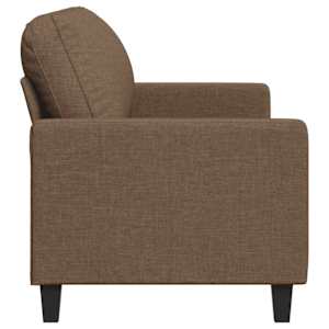 3místná pohovka hnědá 180 cm textil - obrázek 5