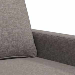 3místná pohovka taupe 180 cm textil - obrázek 7