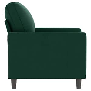 Křeslo tmavě zelené 60 cm samet - obrázek 4