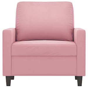 Křeslo růžové 60 cm samet - obrázek 3