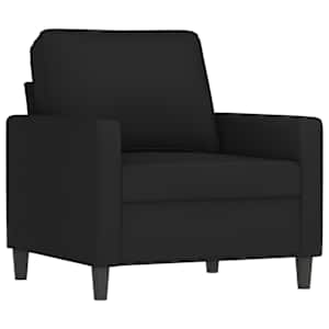 vidaXL tugitool, must, 60 cm, samet