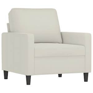 vidaXL tugitool, kreemjas, 60 cm, samet