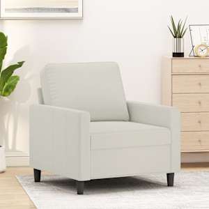 Fotelj krem 60 cm žamet