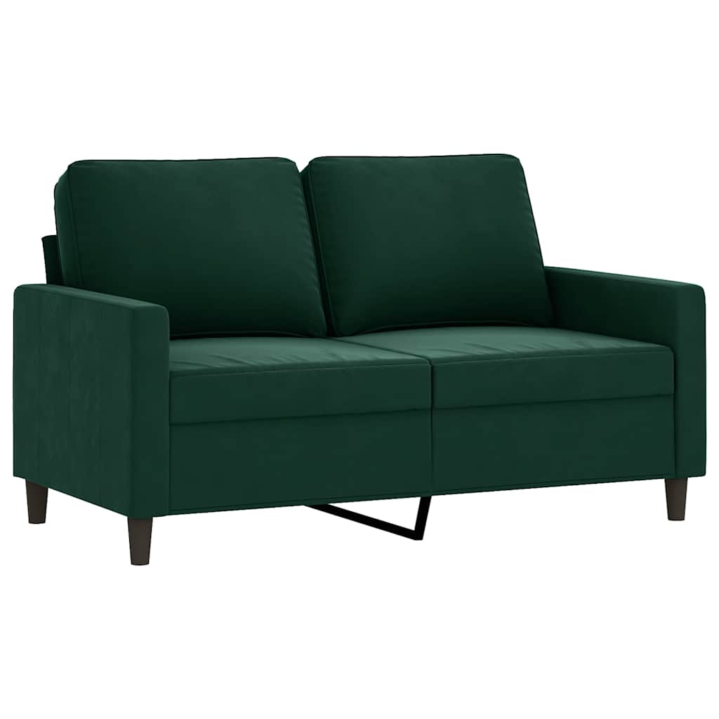 Thumbnail - vidaXL 2-Sitzer-Sofa Dunkelgrün 120 cm Samt