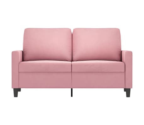 vidaXL 2-Sitzer-Sofa Rosa 120 cm Samt