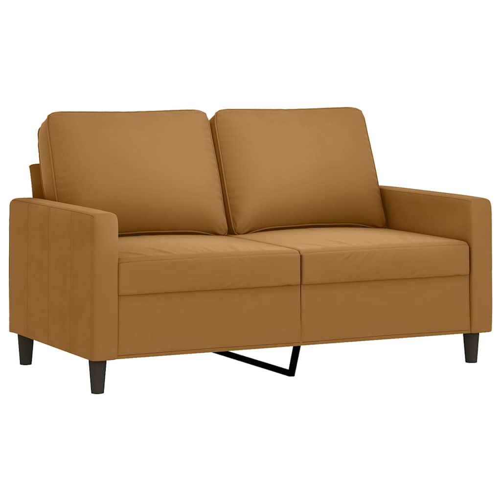 Thumbnail - vidaXL 2-Sitzer-Sofa Braun 120 cm Samt