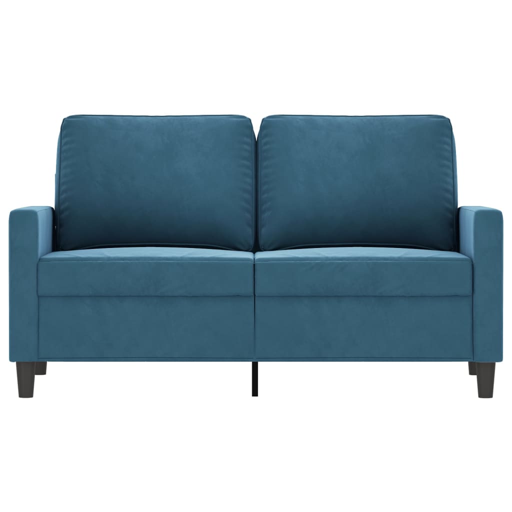 Thumbnail - vidaXL 2-Sitzer-Sofa Blau 120 cm Samt
