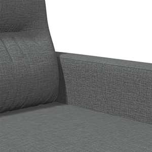 Křeslo tmavě šedé 60 cm textil - obrázek 7