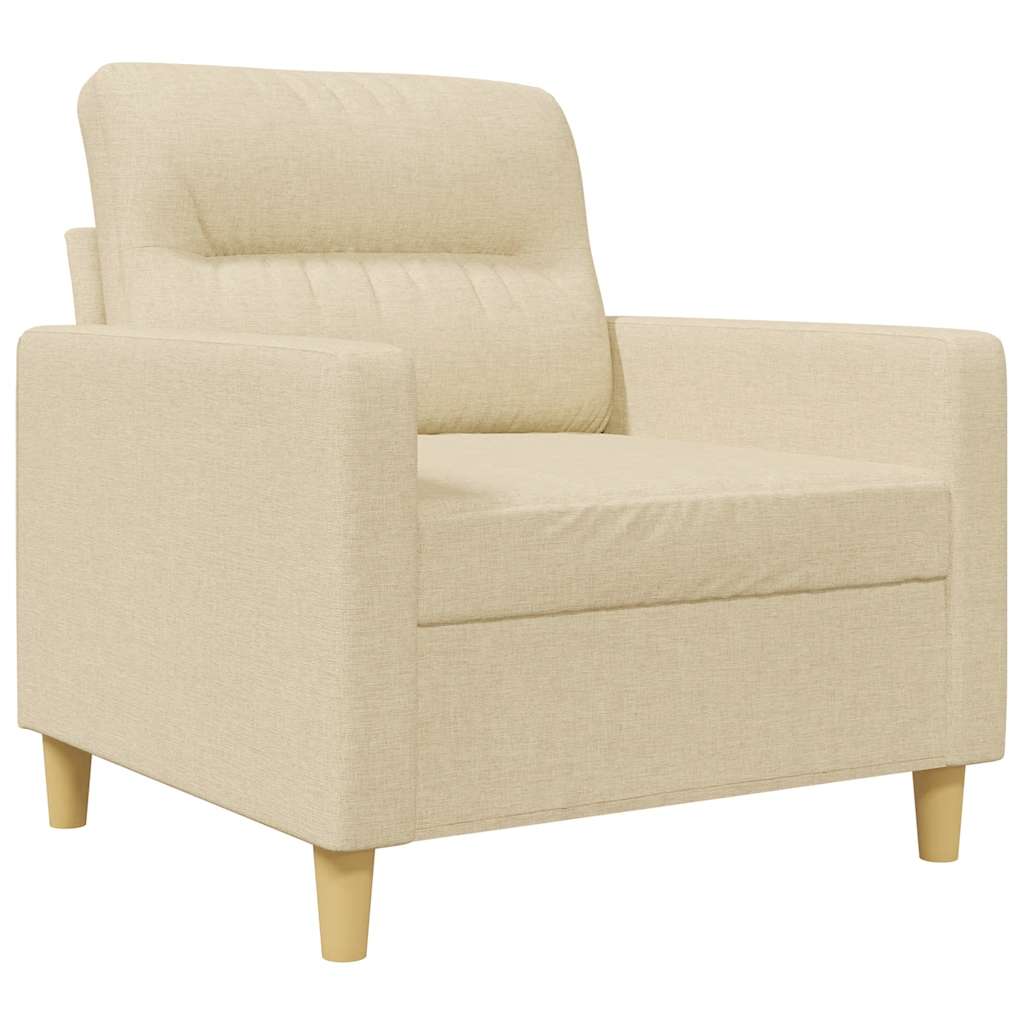 Thumbnail - vidaXL Sofasessel Creme 60 cm Stoff