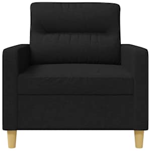 Křeslo černé 60 cm textil - obrázek 4