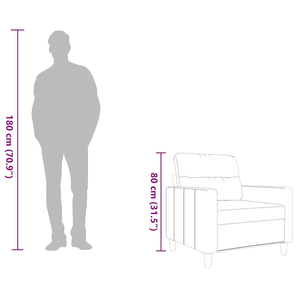 Fotelj vinsko rdeč 60 cm blago - slika 10