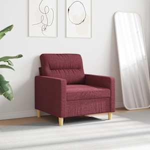 Křeslo vínové 60 cm textil - obrázek 3