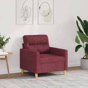 Fotelj vinsko rdeč 60 cm blago