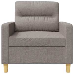 Křeslo taupe 60 cm textil - obrázek 4