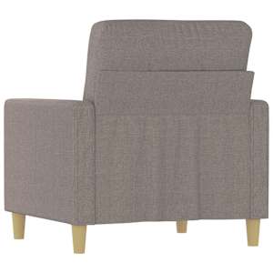 Křeslo taupe 60 cm textil - obrázek 6